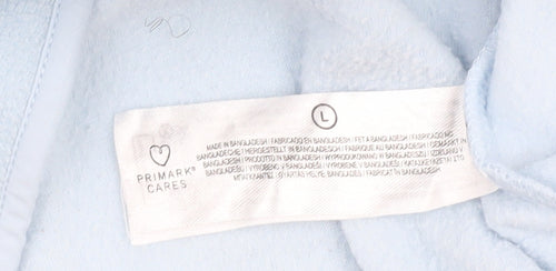 Primark Cares Women Light Blue Fleece Pullover Sweatshirt Size L