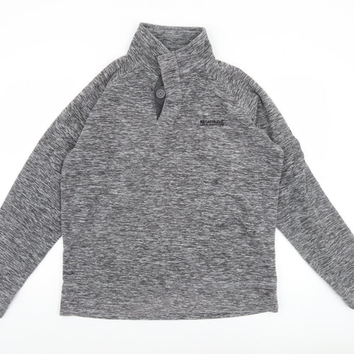 Regatta Men’s Grey Henley Fleece Outdoor Sweatshirt Size M