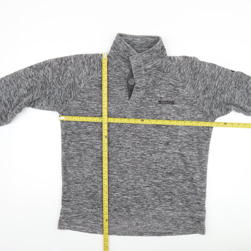 Regatta Men’s Grey Henley Fleece Outdoor Sweatshirt Size M