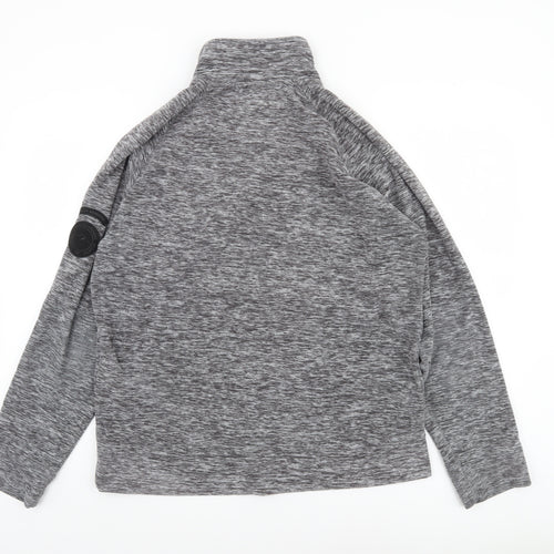 Regatta Men’s Grey Henley Fleece Outdoor Sweatshirt Size M