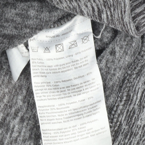 Regatta Men’s Grey Henley Fleece Outdoor Sweatshirt Size M