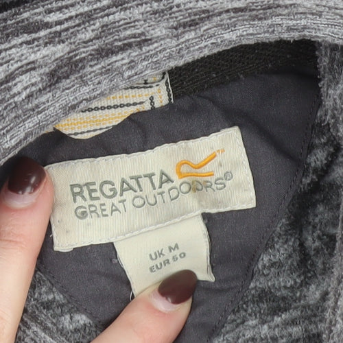 Regatta Men’s Grey Henley Fleece Outdoor Sweatshirt Size M