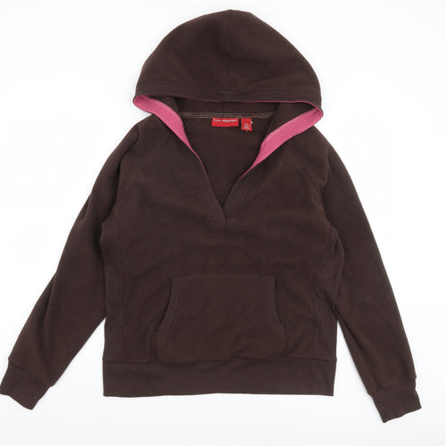 B.U.M. Equipment Women's Brown Pullover Hoodie Size L Fleece