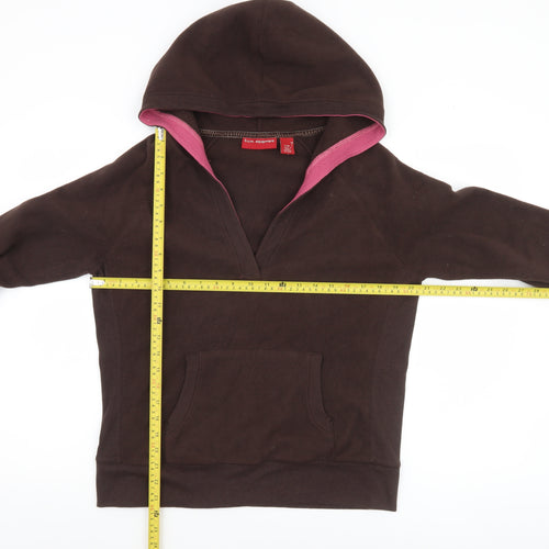 B.U.M. Equipment Women's Brown Pullover Hoodie Size L Fleece