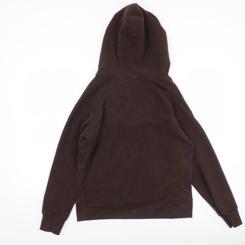 B.U.M. Equipment Women's Brown Pullover Hoodie Size L Fleece