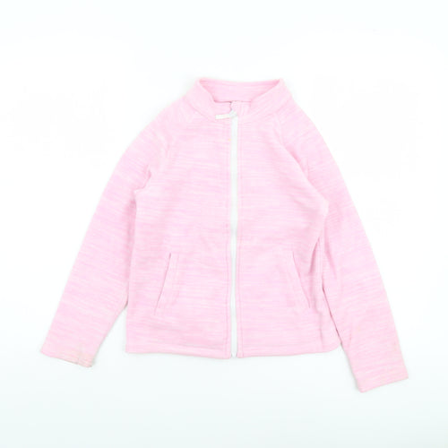 Mountain Warehouse Girls Pink Fleece Zip Jacket 9-10 Years