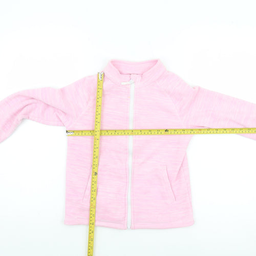 Mountain Warehouse Girls Pink Fleece Zip Jacket 9-10 Years