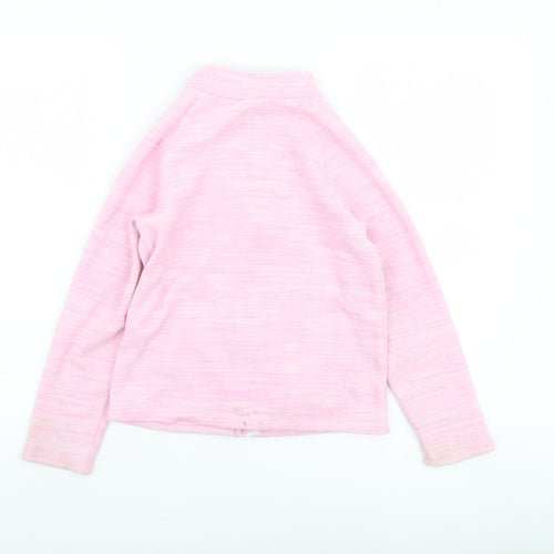 Mountain Warehouse Girls Pink Fleece Zip Jacket 9-10 Years