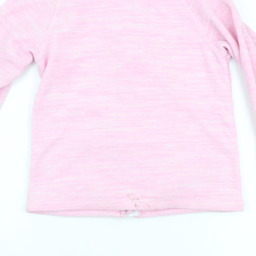 Mountain Warehouse Girls Pink Fleece Zip Jacket 9-10 Years
