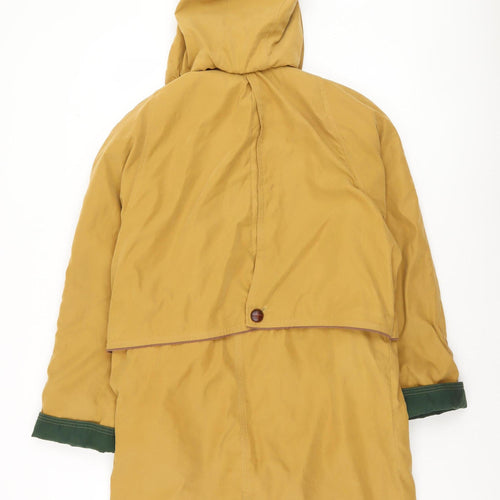 Marks and Spencer Women Brown Hooded Parka Jacket Size 8