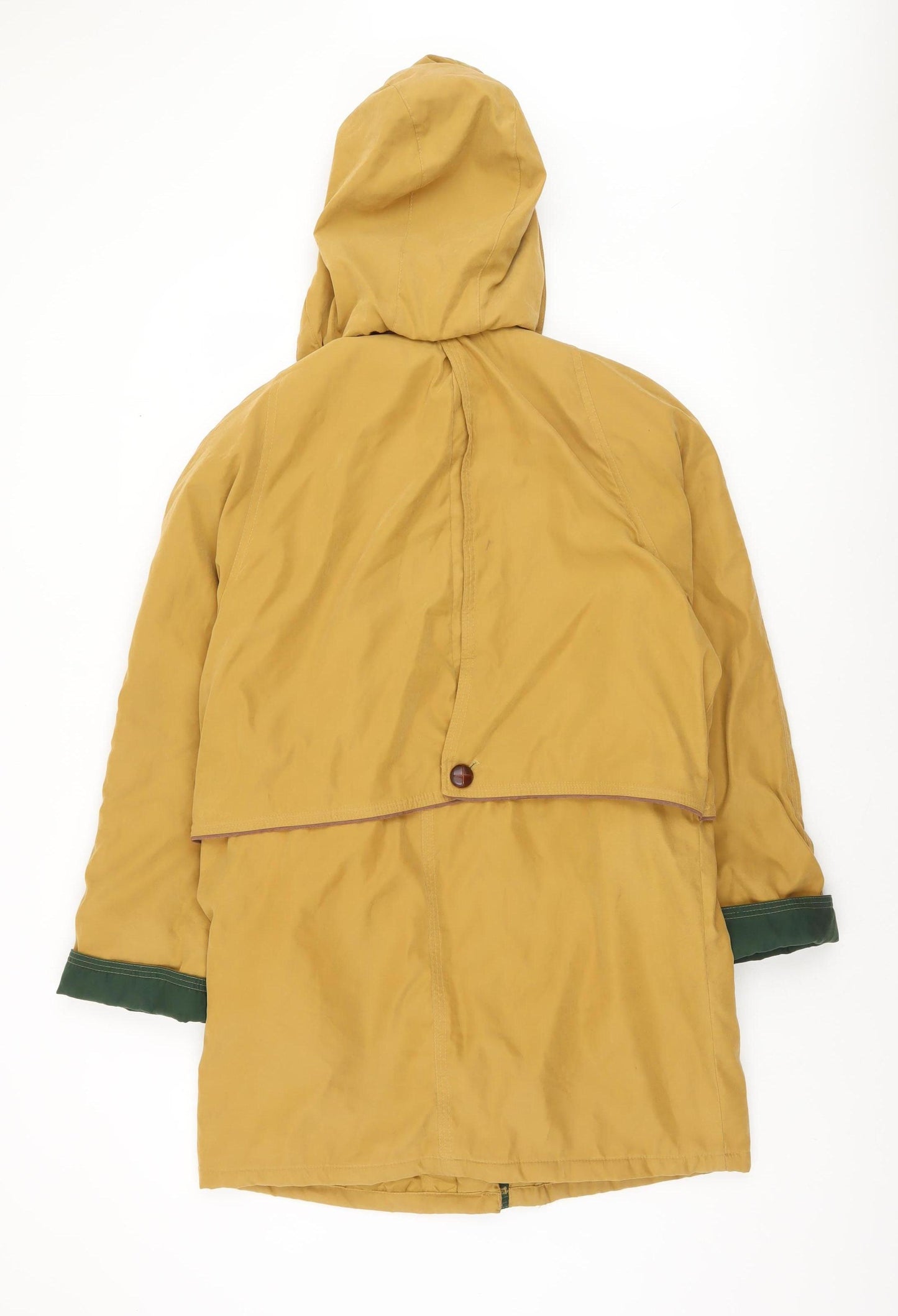 Marks and Spencer Women Brown Hooded Parka Jacket Size 8