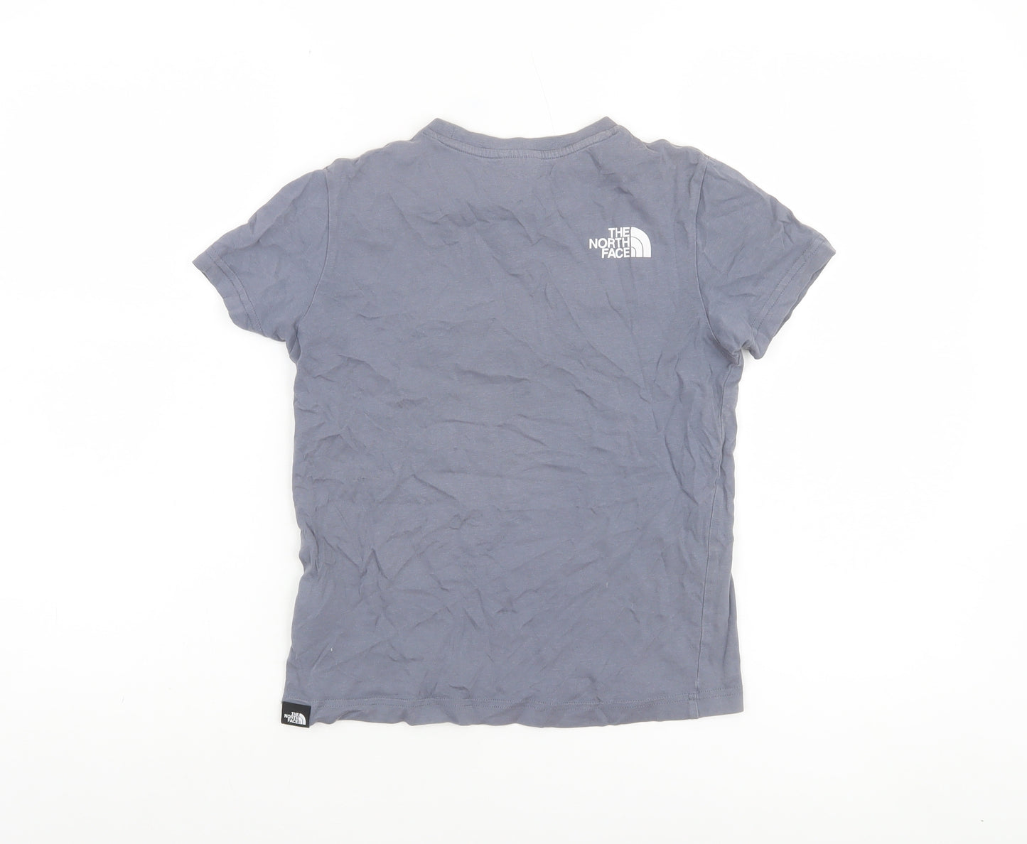 The North Face Boys Grey M Graphic Cotton Outdoor Short Sleeve T-Shirt