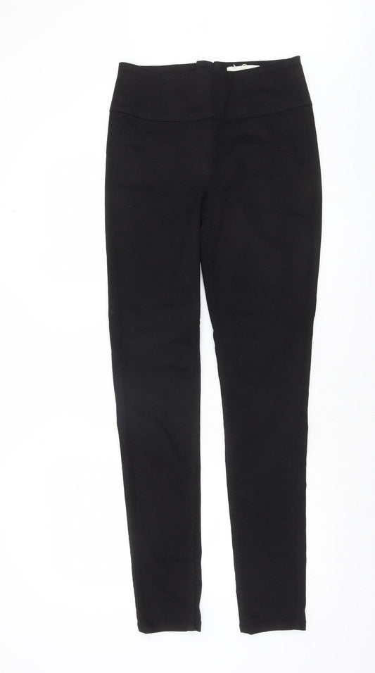 Pieces Womens Black High Waist Jegging Trousers Size M