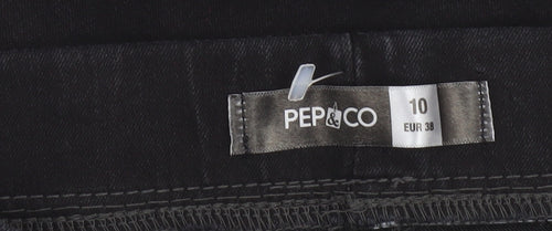 Pep&Co Womens Black Size 10 Jegging Stretch Skinny Trousers