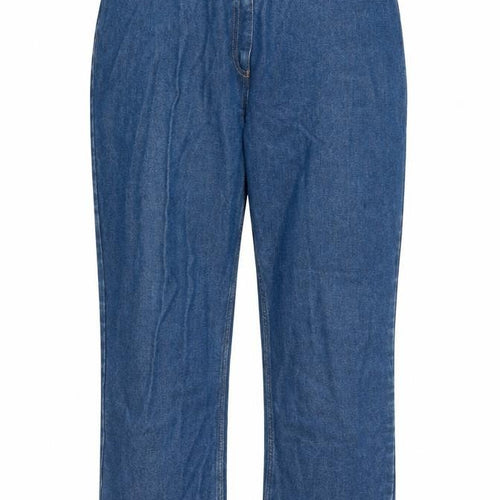 Aria Womens Blue Mid Rise Straight Leg Jeans Size 12