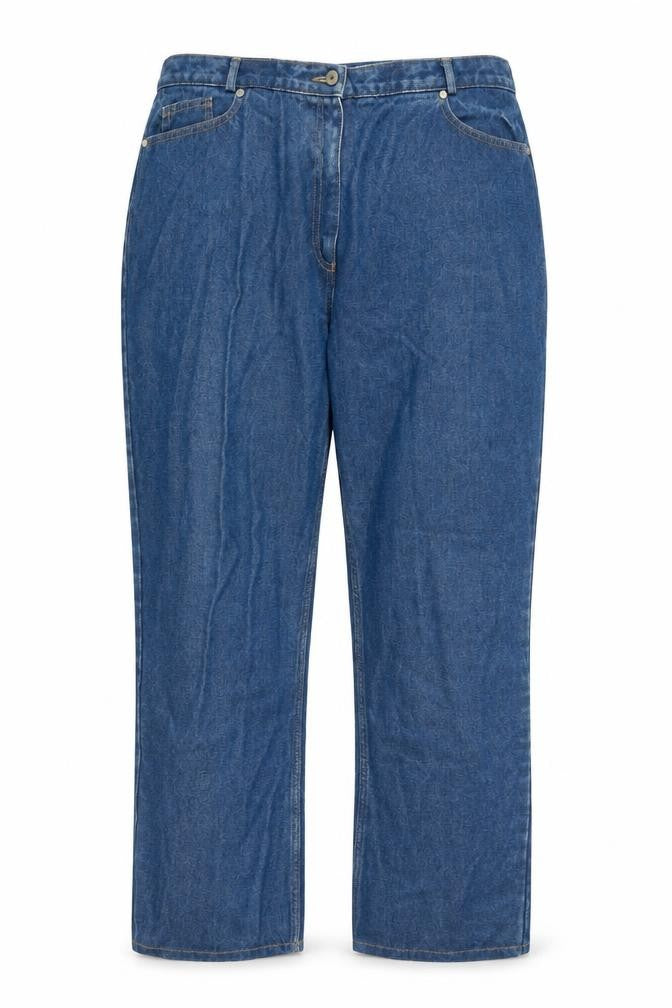 Aria Womens Blue Mid Rise Straight Leg Jeans Size 12