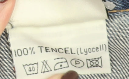 Aria Womens Blue Mid Rise Straight Leg Jeans Size 12