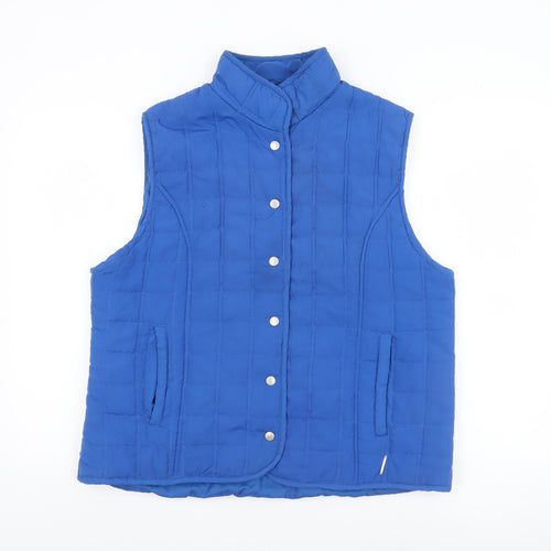 Paco Sport Women's Blue Quilted Padded Waistcoat XL