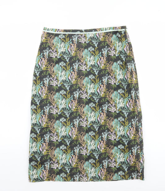 Avoca Anthology Women’s Multicoloured Cotton Pencil Skirt Size S