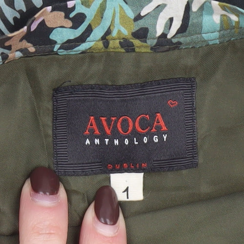 Avoca Anthology Women’s Multicoloured Cotton Pencil Skirt Size S