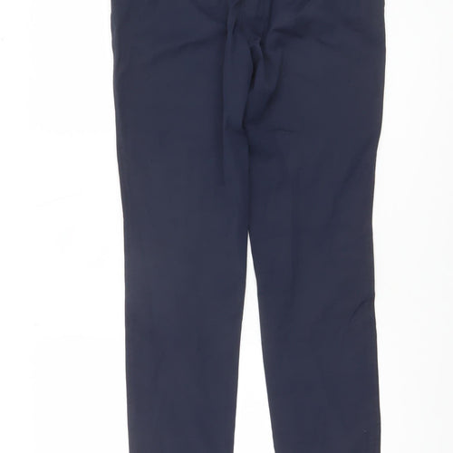 Bianca Women Blue Chino Trousers Size 10 Straight Stretch