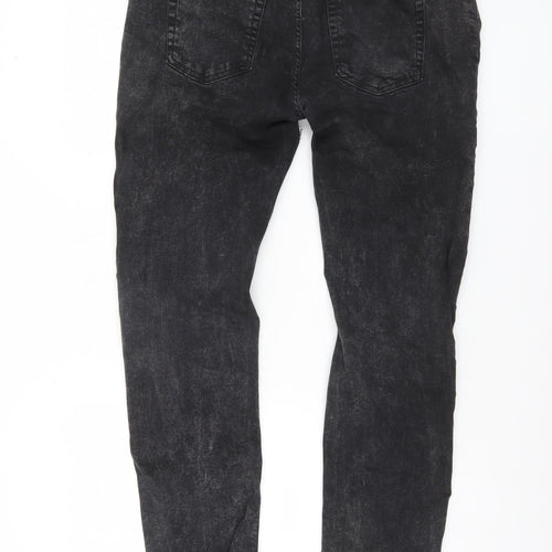 Denim Co. Men’s Black Skinny Jeans W34 L32 Distressed Denim