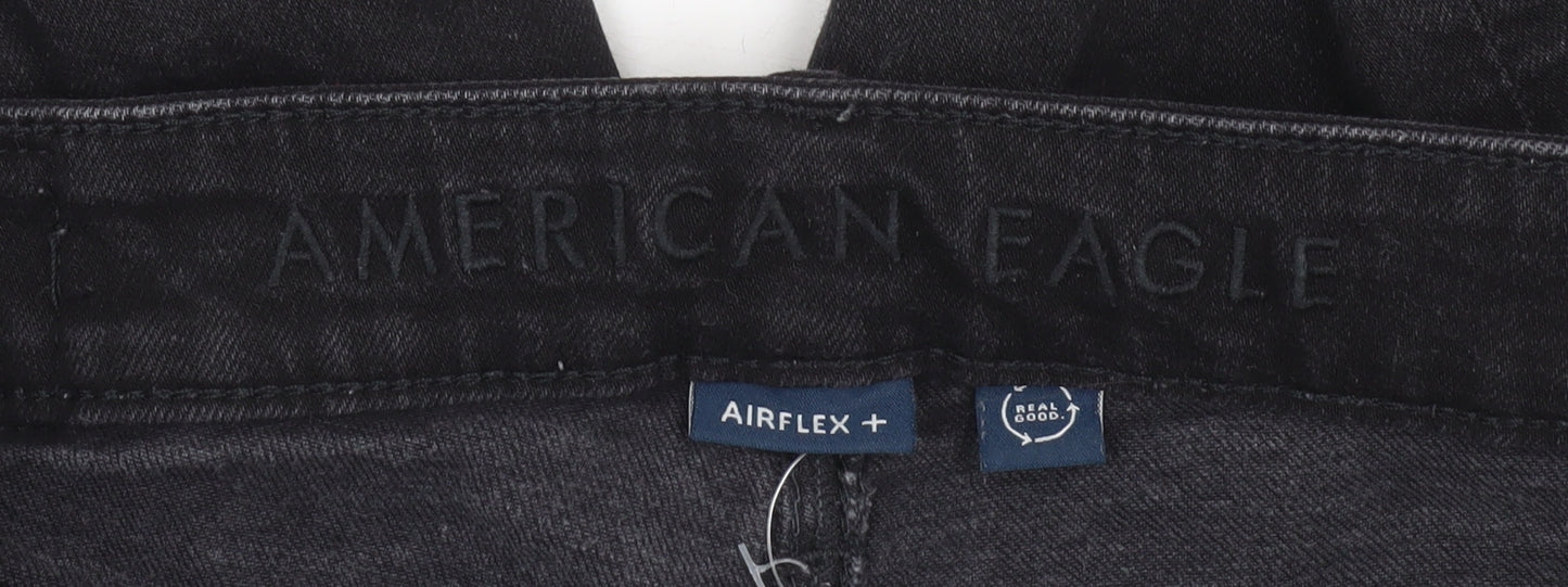 American Eagle Men’s Black Skinny Stretch Jeans 30x32