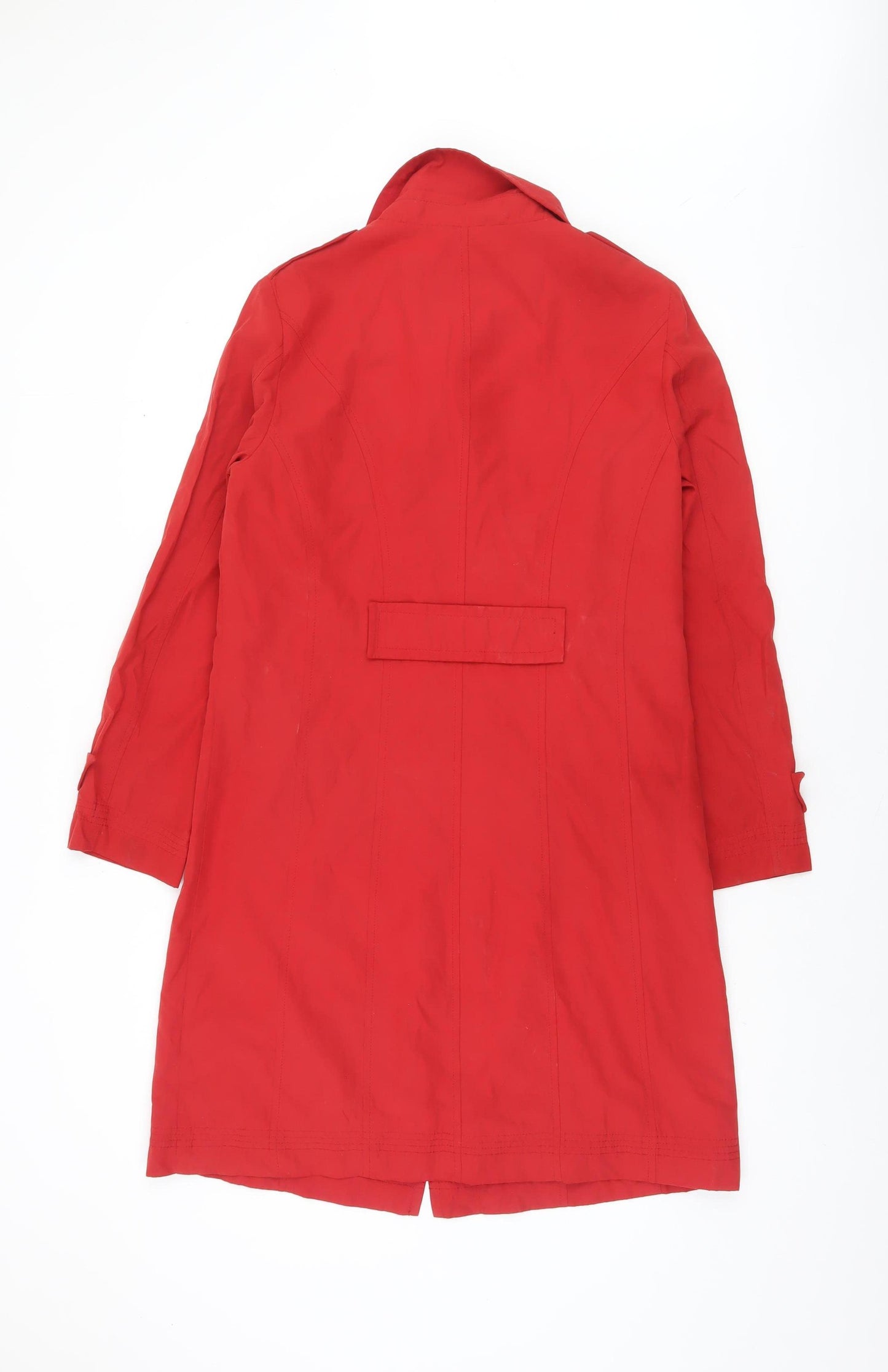 Marks and Spencer Per Una Red Women's Size 10 Trench Coat