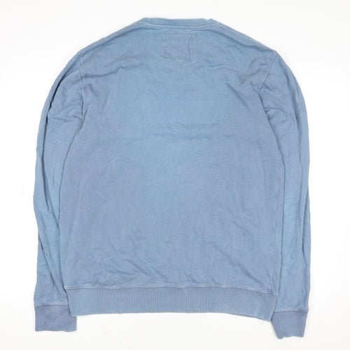 Jack Wills Men's Blue XL Pullover Cotton Sweatshirt Crew Neck