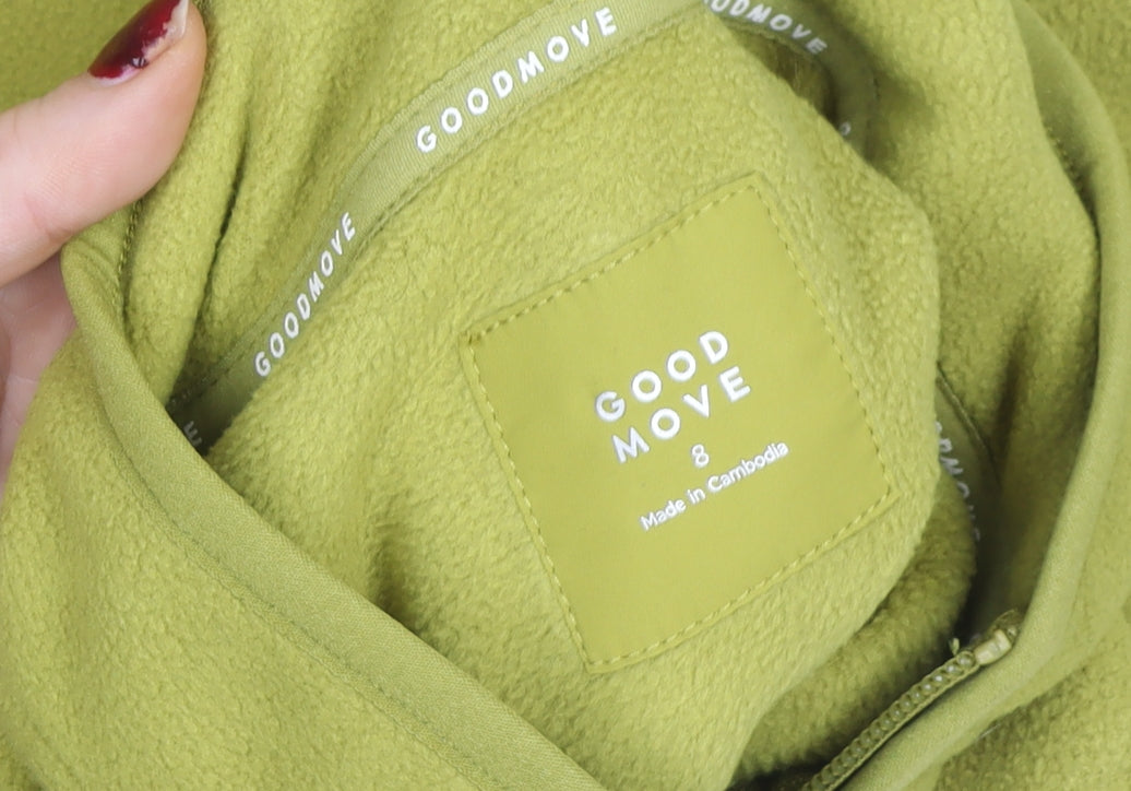 Marks and Spencer Goodmove Green Fleece Full Zip Jacket S