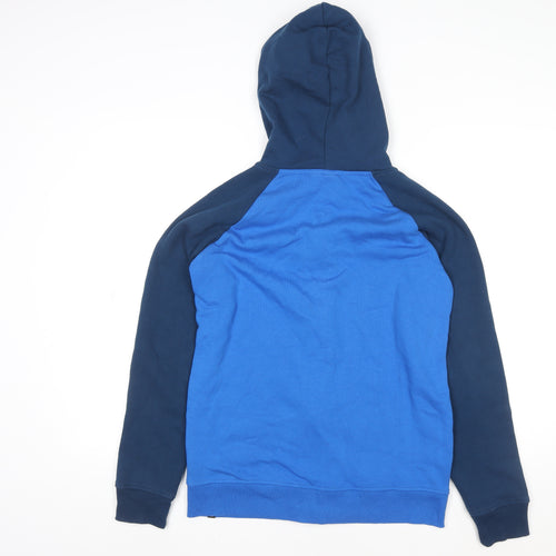 Animal Blue Teen 14 Slim Track Hoodie Jacket Cotton Blend