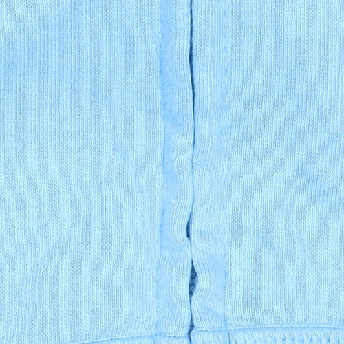 GAP Kids Girls Blue Hooded Full Zip Basic Jacket 8-9 Years Cotton Blend