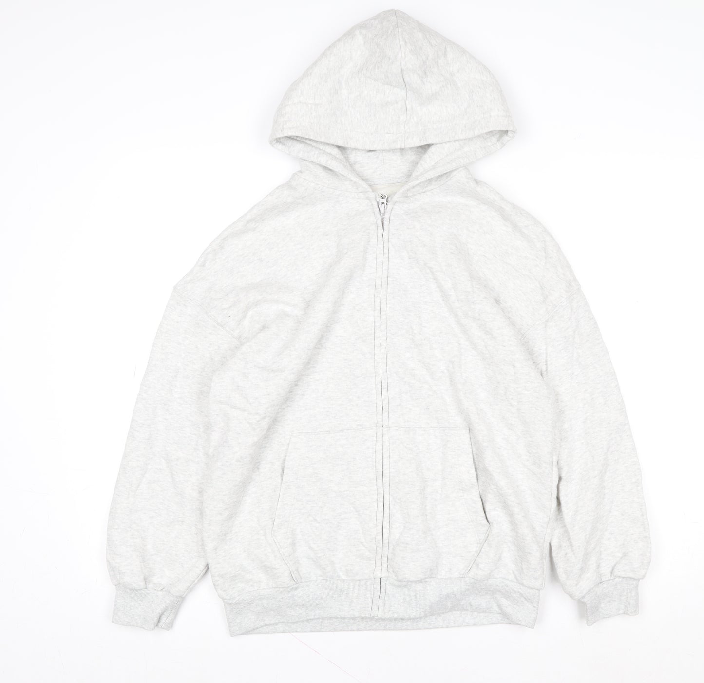 Marks and Spencer Girls Grey Zip Up Hooded Fleece Jacket 13-14 Years