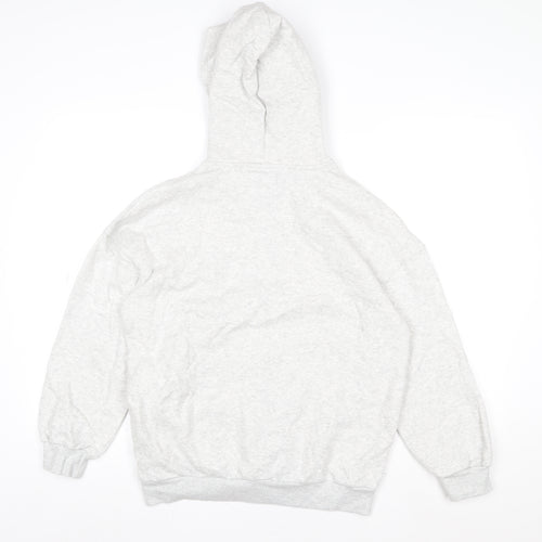 Marks and Spencer Girls Grey Zip Up Hooded Fleece Jacket 13-14 Years