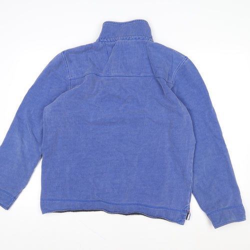 Crew Clothing Company Men’s Blue L 1/2 Zip Sweatshirt