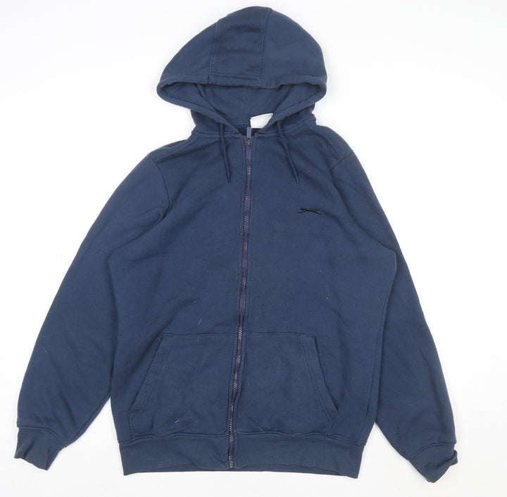 Slazenger Men's Blue S Full Zip Hooded Track Jacket