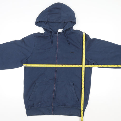 Slazenger Men's Blue S Full Zip Hooded Track Jacket
