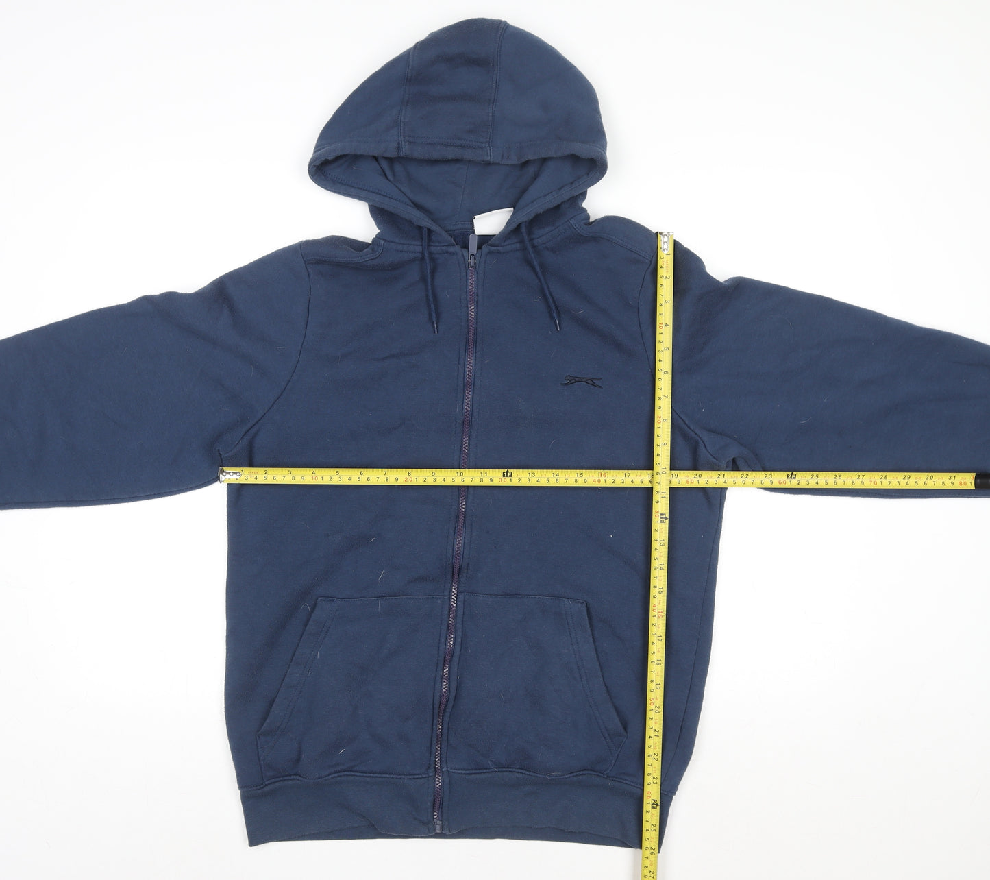 Slazenger Men's Blue S Full Zip Hooded Track Jacket