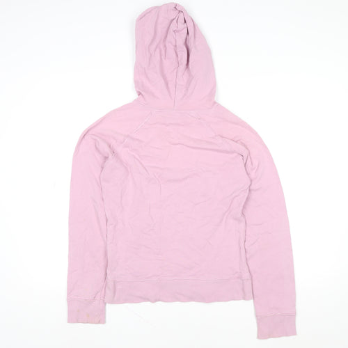 Next Women’s Pink Hooded Basic Jacket UK 10 Cotton Blend