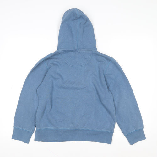 Converse Boys Blue Pullover Hoodie 10-12 Years Graphic Print Cotton Blend