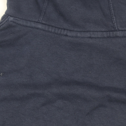 Nike Men's Blue Pullover Hoodie Small Sportswear Logo Fleece