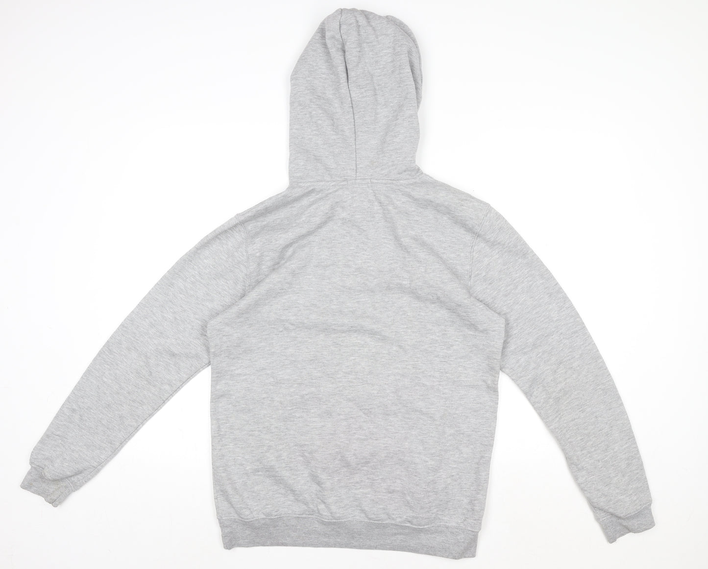 Boohoo Women Grey Size 6 Pullover Hoodie with Floral Print