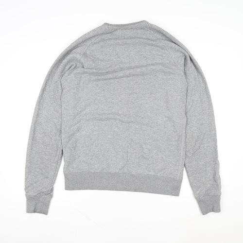 Replay Womens Grey Cotton Blend Pullover Sweatshirt L