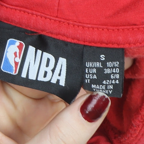 Primark Men's Red Chicago Bulls NBA Pullover Hoodie Size S