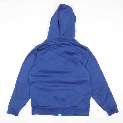Champion Blue Teens L(11/12) Hooded Track Jacket with Zip Pockets