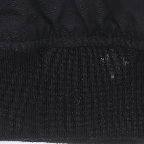 Next Men's Black Bomber Jacket Medium Cotton Nylon Lined Casual