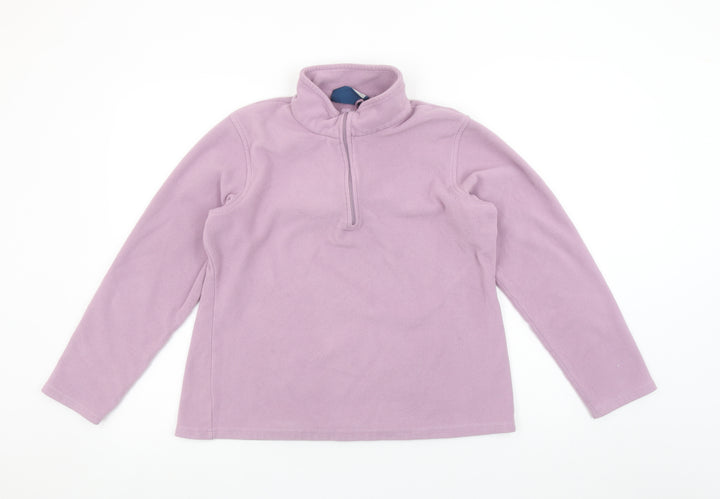 Mountain Warehouse Women’s Purple Fleece Pullover Sweatshirt Large