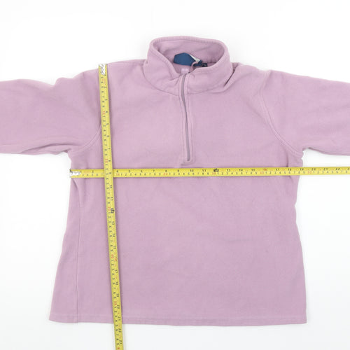 Mountain Warehouse Women’s Purple Fleece Pullover Sweatshirt Large