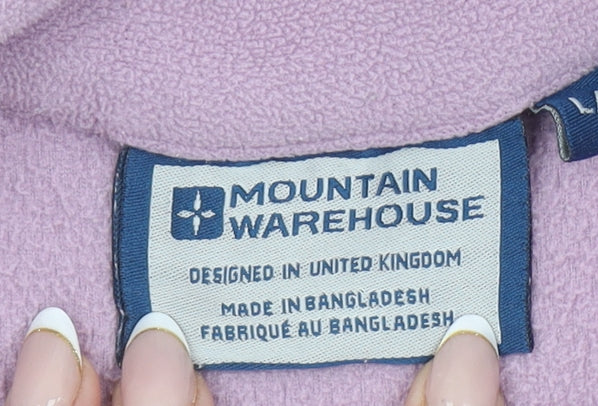 Mountain Warehouse Women’s Purple Fleece Pullover Sweatshirt Large