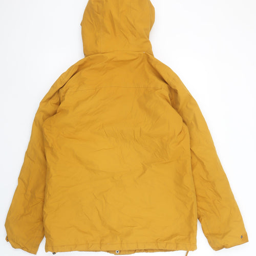 Regatta Women Yellow Hooded Waterproof Parka Jacket Size 12